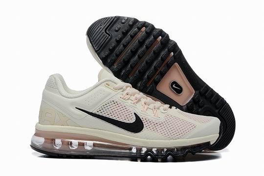 Nike Air Max 2013 Beige Black Men's Women's Shoes-07